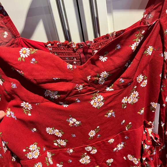 Reformation Cammi Dress (red) - Picture 8 of 9